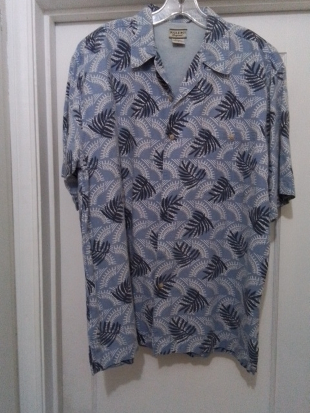 VINTAGE BUGLE BOY SHIRT, LARGE